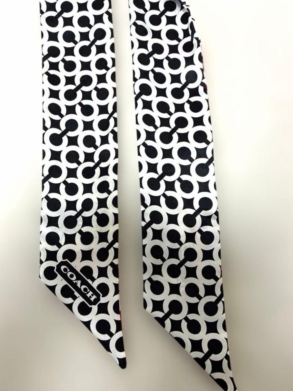Coach Reversible Bag Scarf EUC - Picture 2 of 4